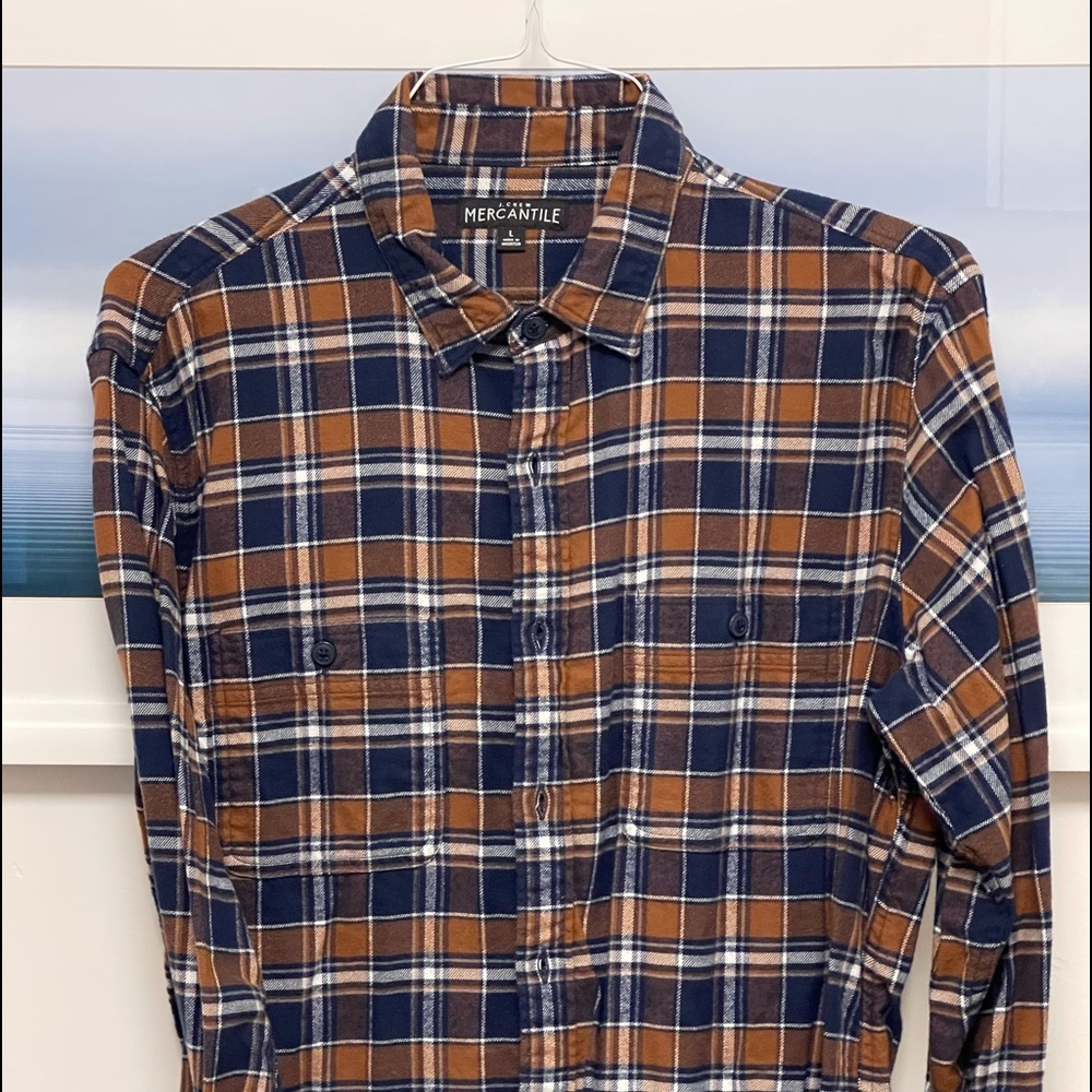 JCREW BUTTON DOWN LONG SLEEVE SHIRT
